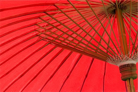Red umbrella, Chiang Mai, Thailand, Southeast Asia, Asia Stock Photo - Rights-Managed, Code: 841-02721302