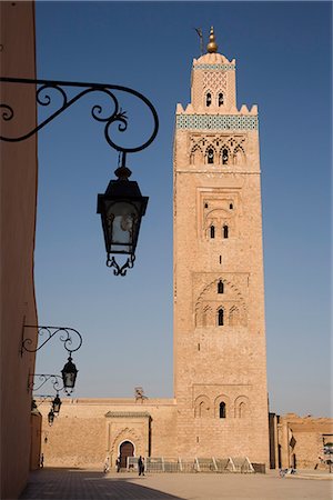simsearch:845-02726943,k - Koutoubia tower (minaret), Marrakech, Morocco, North Africa, Africa Stock Photo - Rights-Managed, Code: 841-02721700