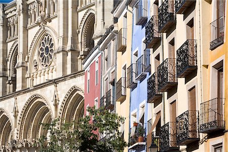 Cathedral, Cuenca, Castilla-La Mancha, Spain, Europe Fotografie stock - Rights-Managed, Codice: 841-02721891