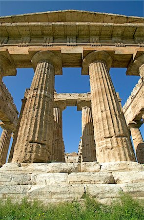 Temple of Poseidon (Neptune), Paestum, UNESCO World Heritage Site, Campania, Italy, Europe Stock Photo - Rights-Managed, Code: 841-02722096