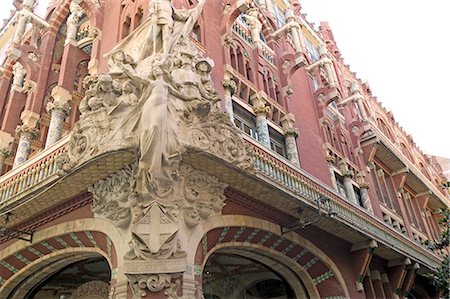 Catalan Music Palace, Barcelona, Catalonia, Spain, Europe Stock Photo - Rights-Managed, Code: 841-02722139