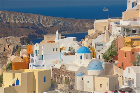 Oia, Santorini, Cyclades, Greek Islands, Greece, Europe Stock Photo - Rights-Managed, Code: 841-02722553