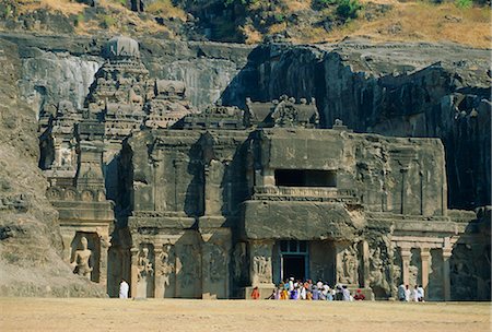 simsearch:841-02718675,k - Le vaste Temple de Kailasa (Kailash), Ellora, Etat de Maharashtra, Inde Photographie de stock - Rights-Managed, Code: 841-02722739