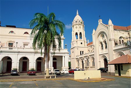 The church of Santo Domingo in the Casco Viejo, the old quarter of Panama City, Panama, Central America Stock Photo - Rights-Managed, Code: 841-02722879