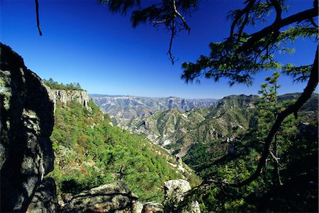 simsearch:841-02722947,k - Copper Canyon, Sierra Madre Occidental, from the rim near Divisadero, Mexico, Central America Foto de stock - Con derechos protegidos, Código: 841-02722902