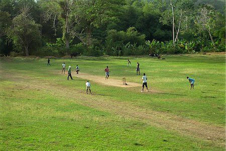 Playing cricket, Tobago, West Indies, Caribbean, Central America Stock Photo - Rights-Managed, Code: 841-02825616
