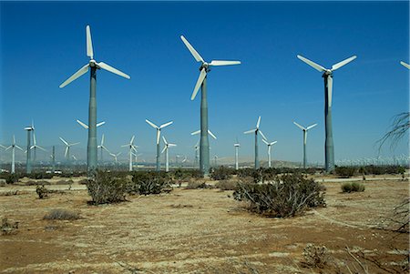 simsearch:841-02708432,k - Windmills generating electricity near Palm Springs, California, United States of America, North America Stock Photo - Rights-Managed, Code: 841-02825685