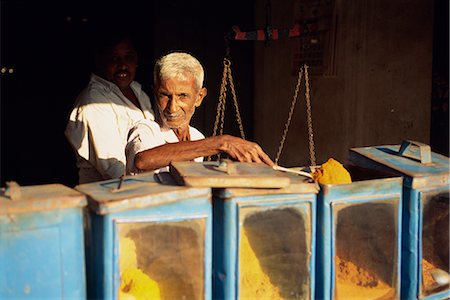 Elderly man at snack stall, Negombo, Sri Lanka, Asia Stock Photo - Rights-Managed, Code: 841-02825824