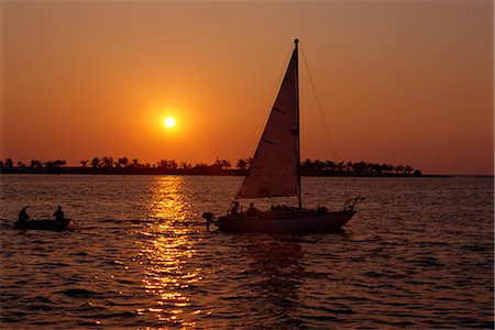 Sunset, Key West, Florida, United States of America, North America Stock Photo - Rights-Managed, Code: 841-02825907