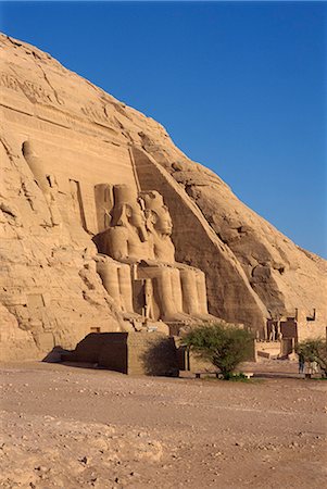 simsearch:841-03032736,k - Temple of Re-Herakhte for the pharaoh Ramses II (The Great), moved when Aswan High Dam built, UNESCO World Heritage Site, Abu Simbel, Egypt, North Africa, Africa Stock Photo - Rights-Managed, Code: 841-02826021