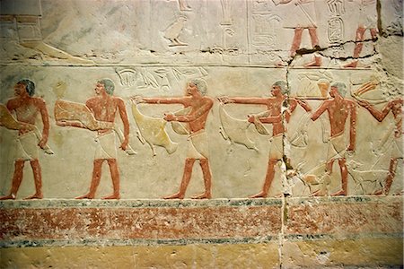 simsearch:841-02944527,k - Painted reliefs in mastaba (tomb), Saqqara, Egypt, North Africa, Africa Stock Photo - Rights-Managed, Code: 841-02831036