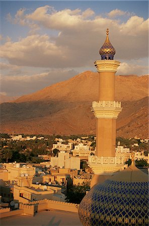 simsearch:841-02944764,k - View from Nizwa Fort to western Hajar Mountains, Nizwa, Oman, Middle East Stock Photo - Rights-Managed, Code: 841-02831972