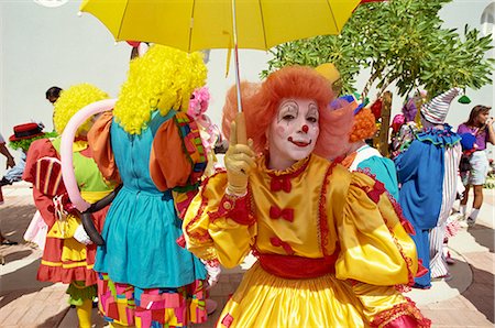 pictures of caribbean costume - Clown parade, San Juan, Puerto Rico, Caribbean, Central America Stock Photo - Rights-Managed, Code: 841-02832108