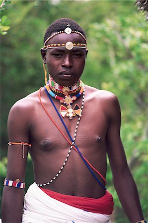 Samburu moran (warrior), Kenya, East Africa, Africa Stock Photo - Rights-Managed, Code: 841-02832679