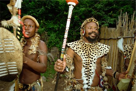 Zulu Chief in his Simunye village, South Africa, Africa Stock Photo - Rights-Managed, Code: 841-02899214