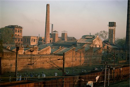 Cotton mills in Ahmedabad, the Manchester of the East, Gujarat, India, Asia Foto de stock - Con derechos protegidos, Código: 841-02900382