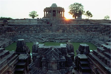 The Sun Temple, built by King Bhimbev in the 11th century, Modhera, Gujarat state, India, Asia Foto de stock - Con derechos protegidos, Código: 841-02900435