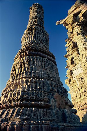 The Sun Temple, built by King Bhimbev in the 11th century, Modhera, Gujarat state, India, Asia Foto de stock - Con derechos protegidos, Código: 841-02900932