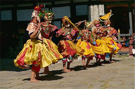 simsearch:841-05845843,k - Festival dancers, Bumthang, Bhutan, Asia Stock Photo - Rights-Managed, Code: 841-02901269