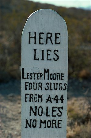 Boot Hill tombstone, Arizona, United States of America, North America Stock Photo - Rights-Managed, Code: 841-02901423