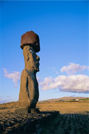 simsearch:841-02722258,k - Ahu Ko Te Riku, Easter Island, Chile, Pacific Foto de stock - Con derechos protegidos, Código: 841-02901663