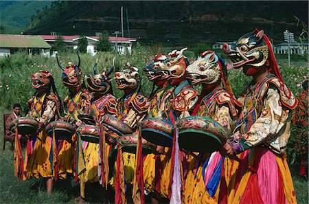 simsearch:841-05845843,k - Bhutanese dancers, Bhutan, Asia Stock Photo - Rights-Managed, Code: 841-02901893