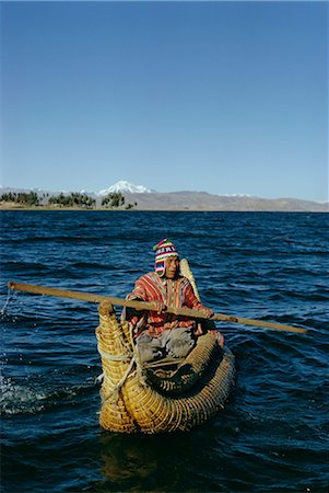 simsearch:841-06449769,k - Aymara Indian in a reed boat, Lake Titicaca, Bolivia, South America Foto de stock - Con derechos protegidos, Código: 841-02902087