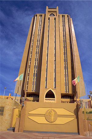 BCEAO Tower, Bamako, Mali, West Africa, Africa Stock Photo - Rights-Managed, Code: 841-02902251