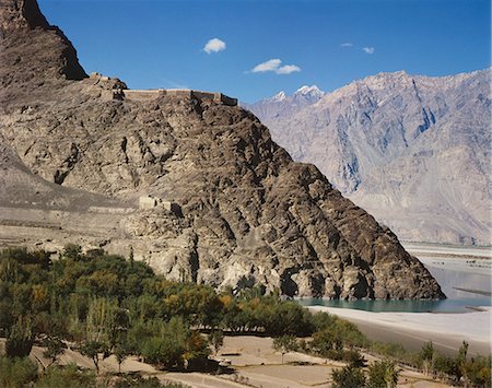 pakistan - A Skardu village in the mountains in Baltistan, Pakistan, Asia Stock Photo - Rights-Managed, Code: 841-02902514