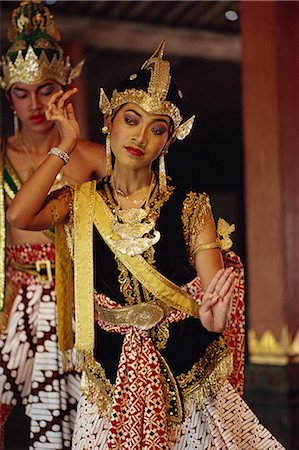 Dancers, Yogyakarta, Java, Indonesia, Southeast Asia, Asia Foto de stock - Con derechos protegidos, Código: 841-02902533