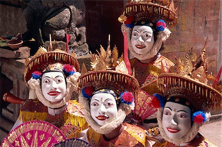 Sandaran Dancers, Denpasar, Bali, Indonesia, Southeast Asia, Asia Foto de stock - Con derechos protegidos, Código: 841-02902561