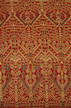 Iban ikat textile, Kuching, Sarawak, Malaysia, Southeast Asia, Asia Stock Photo - Rights-Managed, Code: 841-02902574