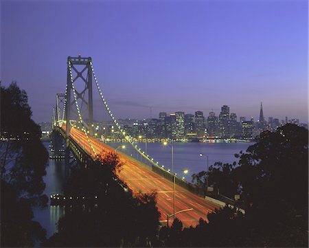 simsearch:841-07653114,k - Bay Bridge and city skyline, San Francisco, California, United States of America, North America Stock Photo - Rights-Managed, Code: 841-02902896