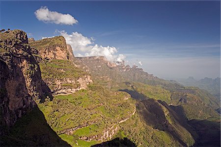 simsearch:841-02920671,k - Dramatic mountain scenery from the area around Geech, UNESCO World Heritage Site, Simien Mountains National Park, The Ethiopian Highlands, Ethiopia, Africa Stock Photo - Rights-Managed, Code: 841-02903081