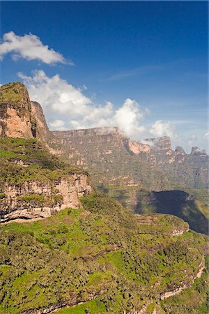 simsearch:841-02920671,k - Dramatic mountain scenery from the area around Geech, UNESCO World Heritage Site, Simien Mountains National Park, The Ethiopian Highlands, Ethiopia, Africa Stock Photo - Rights-Managed, Code: 841-02903082