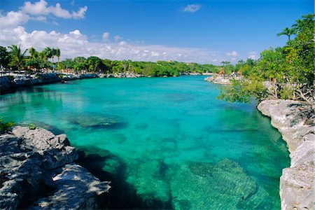 Xel-Ha Lagoon National PArk, Yucatan Coast, Mexico, Central America Stock Photo - Rights-Managed, Code: 841-02903320