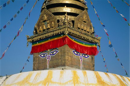 simsearch:841-02718675,k - Stupa de Swayambhunath, (Temple de singe), Katmandou, Népal Photographie de stock - Rights-Managed, Code: 841-02903364