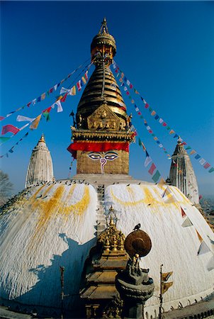 simsearch:841-02718675,k - Swayambhunath Stupa (Temple de singe), Katmandou, Népal, Asie Photographie de stock - Rights-Managed, Code: 841-02903366