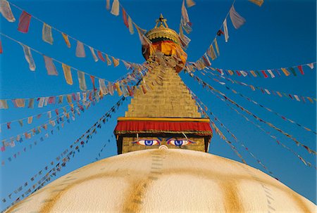simsearch:841-02718675,k - Stupa de Bodhnath (Bodnath, Boudhanath) le plus grand stupa du Népal, Katmandou, Népal Photographie de stock - Rights-Managed, Code: 841-02903367