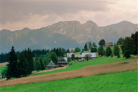 simsearch:673-02801432,k - Typical Polish landscape near Zacopane, Tatra Mountains, Poland, Europe Stock Photo - Rights-Managed, Code: 841-02903554