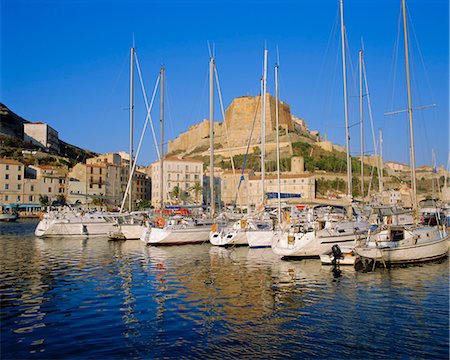 simsearch:841-02991898,k - Bonifacio harbour, Corsica, France Stock Photo - Rights-Managed, Code: 841-02914785