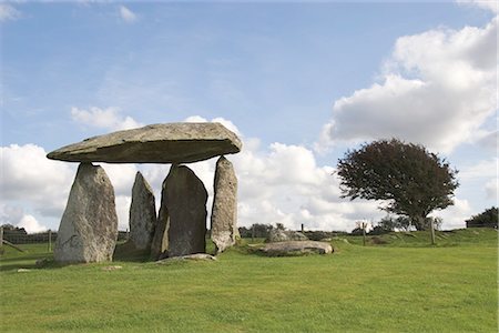 Dolmen, Neolithic burial chamber 4500 years old, Pentre Ifan, Pembrokeshire, Wales, United Kingdom, Europe Stock Photo - Rights-Managed, Code: 841-02914948