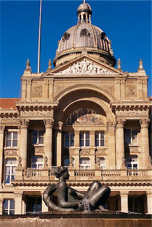 simsearch:841-02713290,k - Fontaine et Council House, city centre, Birmingham, Angleterre, Royaume-Uni, Europe Photographie de stock - Rights-Managed, Code: 841-02915074