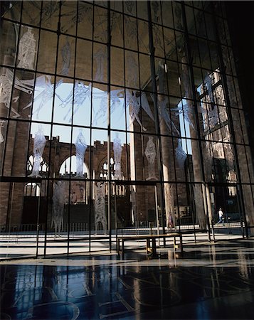 simsearch:841-03031656,k - West window, Coventry Cathedral, Coventry, Warwickshire, England, United Kingdom, Europe Stock Photo - Rights-Managed, Code: 841-02916000