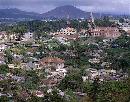 simsearch:841-02705251,k - View over town, Dalat, Southern Highlands, Vietnam, Indochina, Southeast Asia, Asia Stock Photo - Rights-Managed, Code: 841-02916021