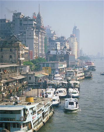 Pearl River waterfront, Canton (Guangzhou), China, Asia Foto de stock - Con derechos protegidos, Código: 841-02916036