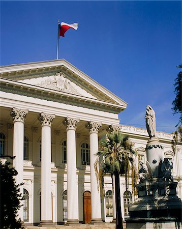 simsearch:841-02722258,k - Old Congresco Nacional, Santiago, Chile Foto de stock - Con derechos protegidos, Código: 841-02916149