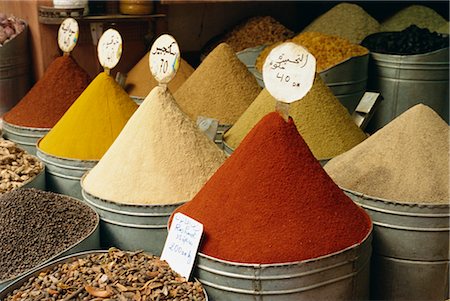 simsearch:841-07202607,k - Spices for sale in spices souk, The Mellah (old Jewish quarter), Marrakech, Morocco, North Africa, Africa Stock Photo - Rights-Managed, Code: 841-02917943