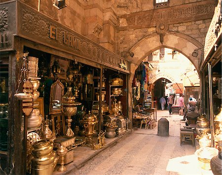 Khan el-Khalili Bazaar, Cario, Egypt, Maghreb, Afrique Photographie de stock - Rights-Managed, Code: 841-02918440