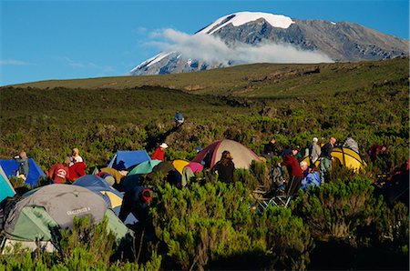 simsearch:841-02918817,k - Rau camp and Kibo in background, Kilimanjaro National Park, Tanzania, East Africa, Africa Foto de stock - Con derechos protegidos, Código: 841-02918748